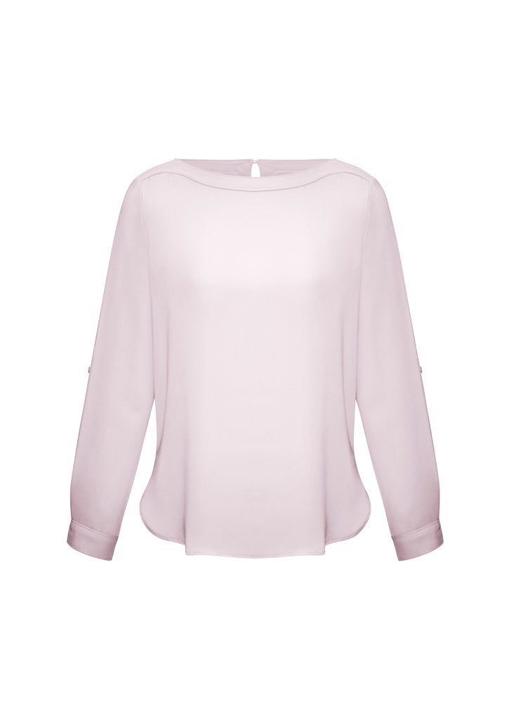 Ladies Madison Boatneck Blouse