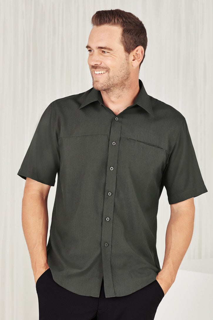 Mens Plain Oasis Short Sleeve Shirt