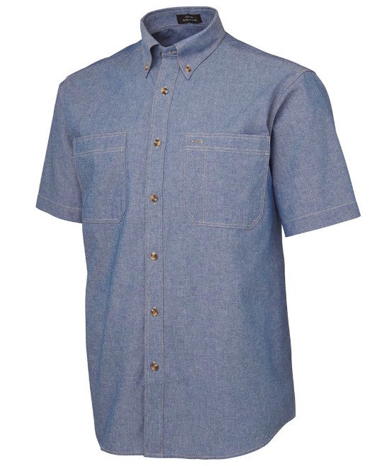 COTTON CHAMBRAY S/S SHIRT