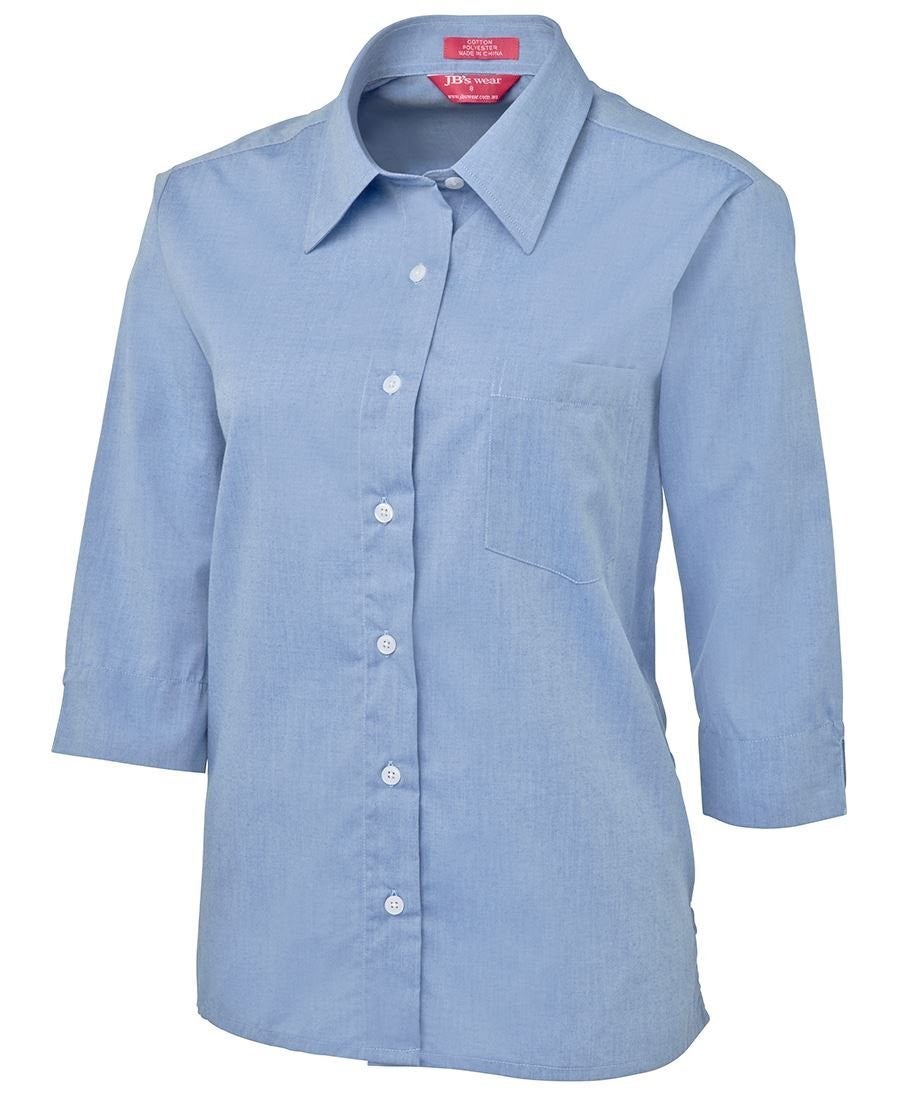 LADIES ORIGINAL 3/4 FINE CHAMBRAY SHIRT