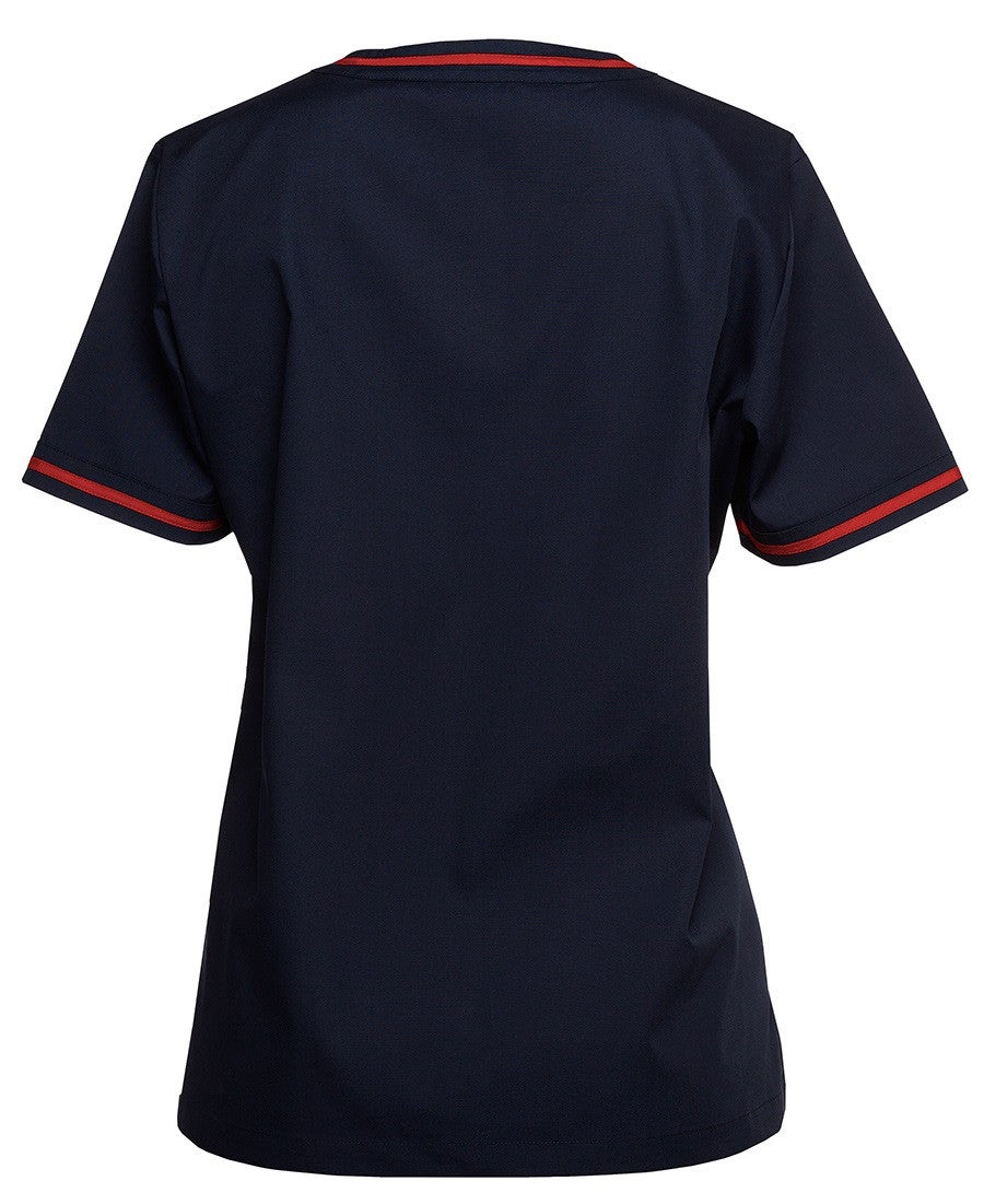 Ladies Contrast Scrubs Top