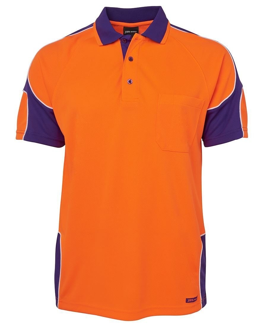 Hi Vis S/S Arm Panel Polo