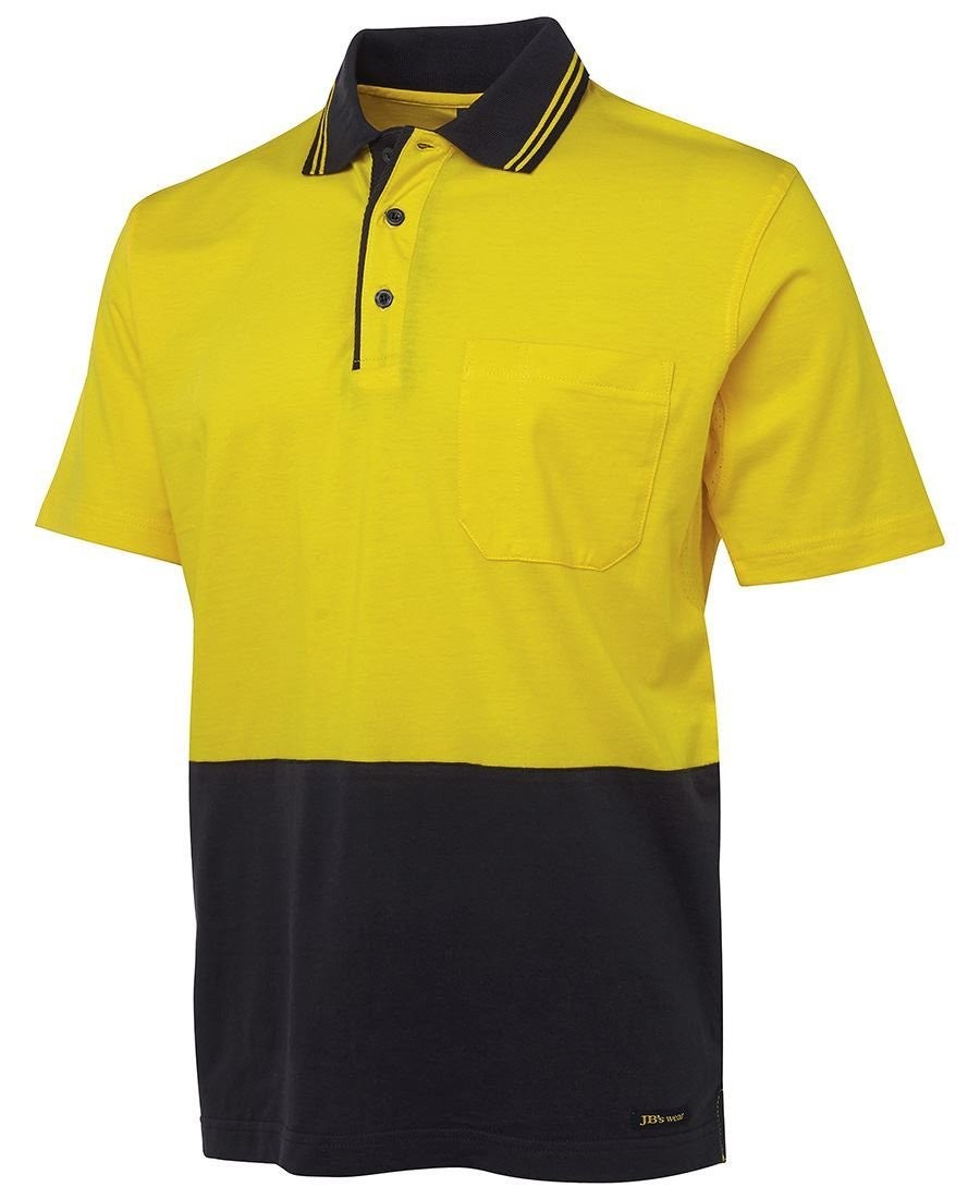 HI VIS S/S COTTON POLO