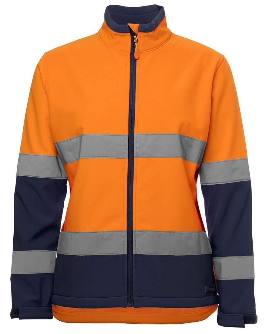 JB's Ladies Hi Vis Water Resistant Softshell Jacket