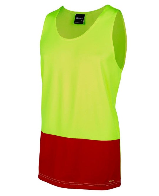 JB's Hi Vis Mens Traditional Singlet