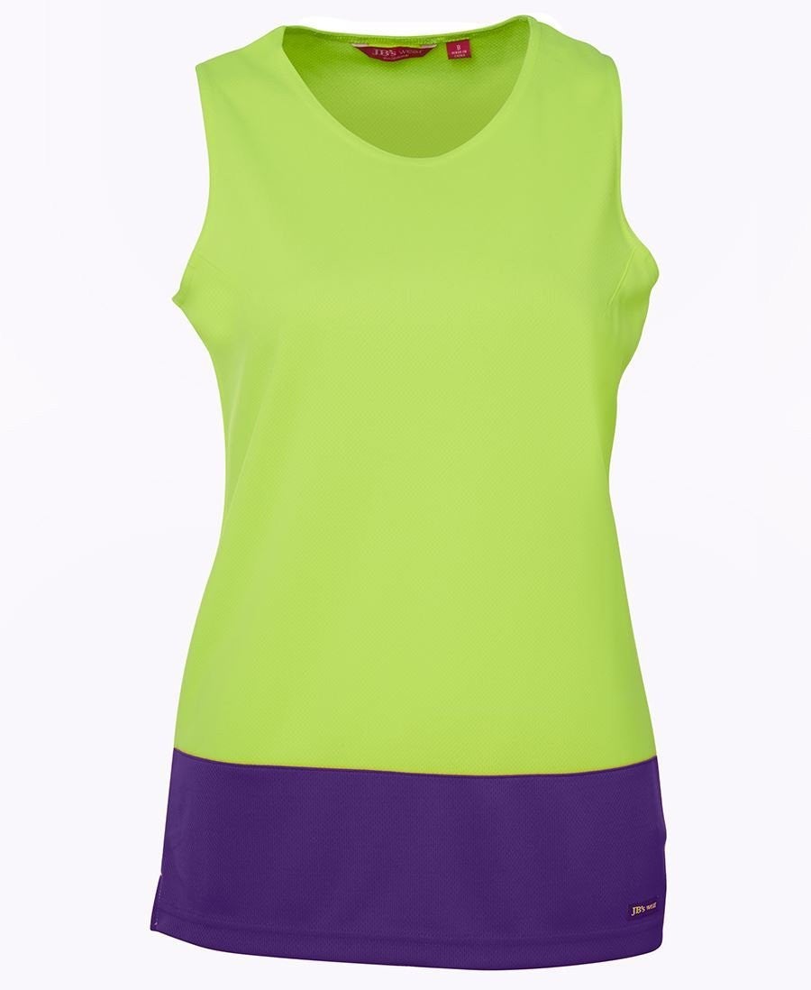 JB's Hi Vis Ladies Traditional Singlet