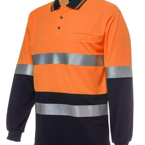 Custom JB'S HI VIS L/S (D+N) TRAD POLO