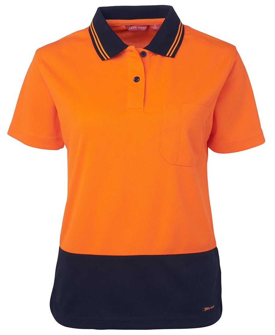 JB'S LADIES HI VIS S/S COMFORT POLO