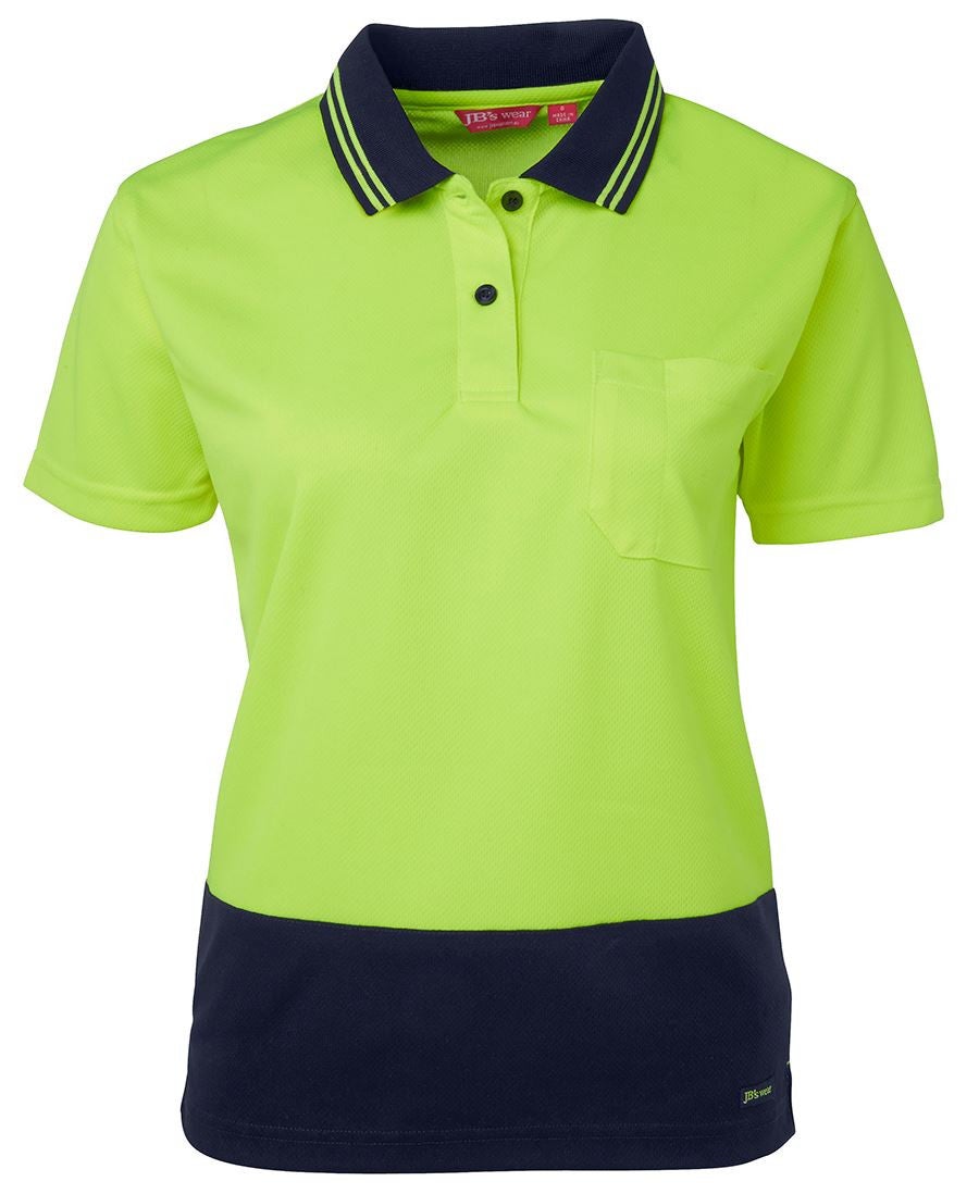 JB'S LADIES HI VIS S/S COMFORT POLO