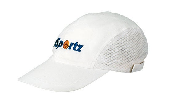 Brushed Cotton Cap With Mesh Side Panels