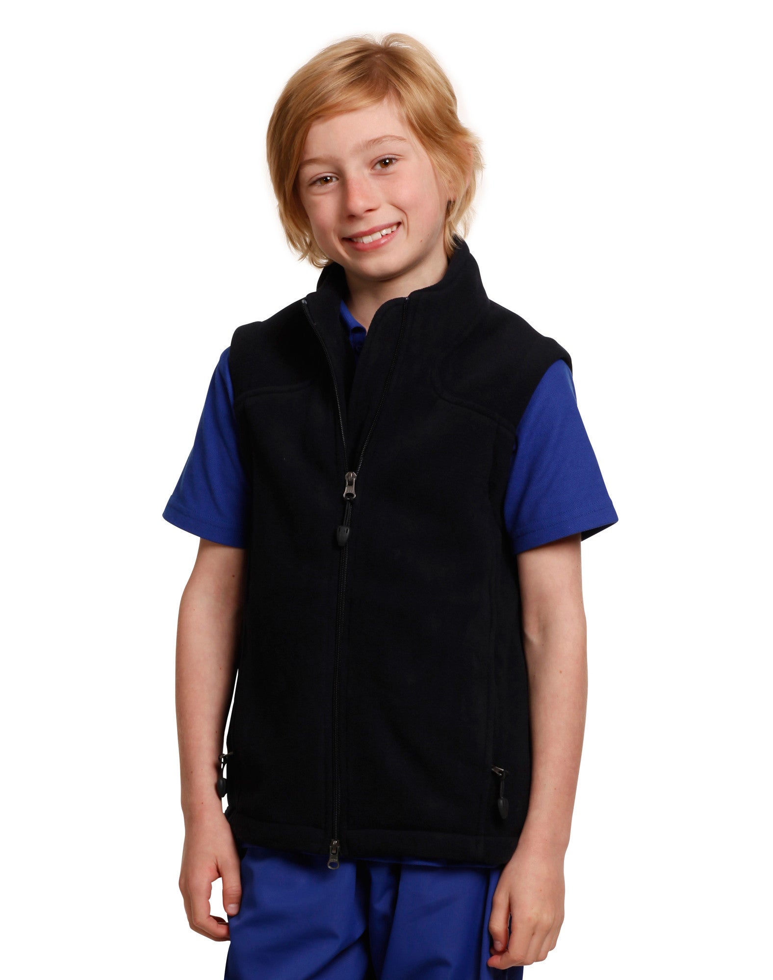 Kids Diamond Fleece Vest