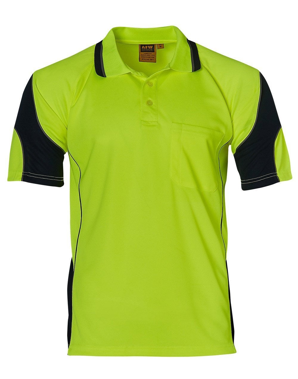 Aliance Unisex Hi Vis Polo