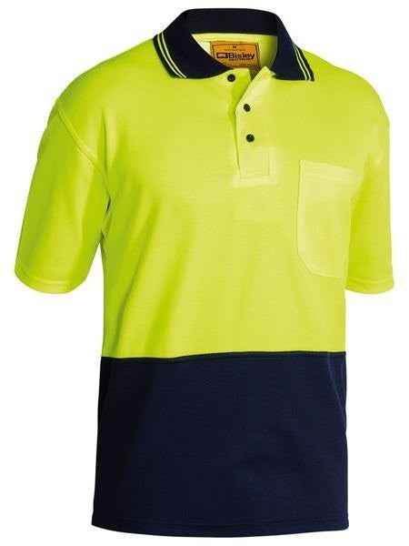 Bisley 2Tone Cotton Backed HV Polo