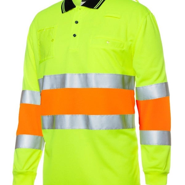 Custom JB's Hi Vis L/S Motion Polo