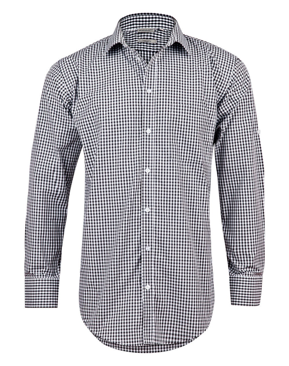 Men’s Gingham Check Long Sleeve Shirt