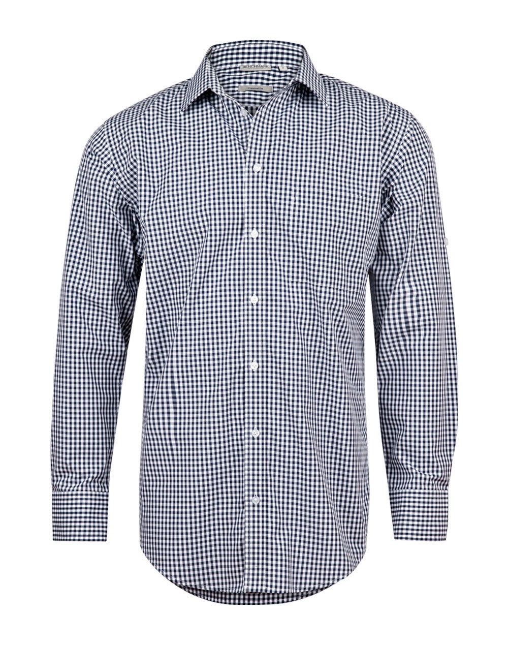 Men’s Gingham Check Long Sleeve Shirt