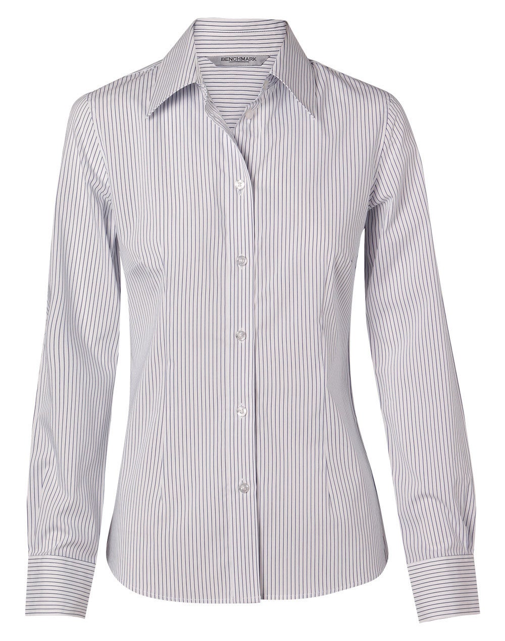 Ticking Strip Long Sleeve Shirt