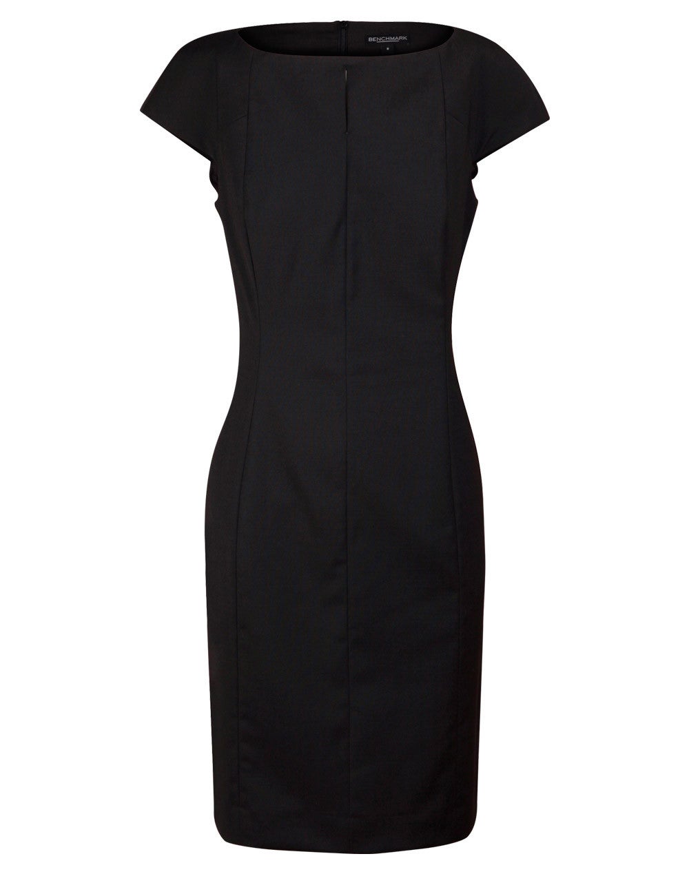 Ladies’ Wool Blend Stretch Cap Sleeve Dress