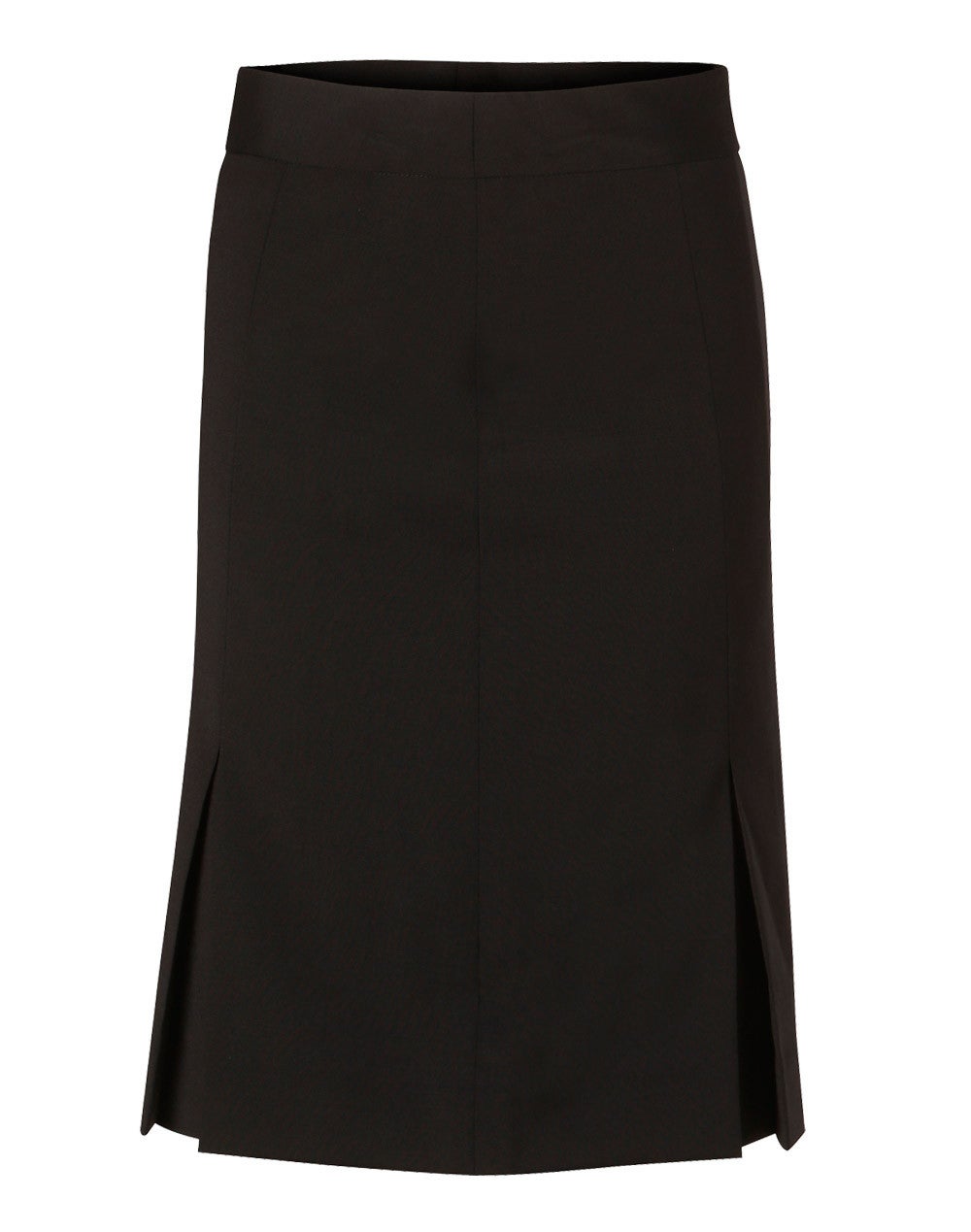 Women's Wool Blend Stretch Pleated Skirt