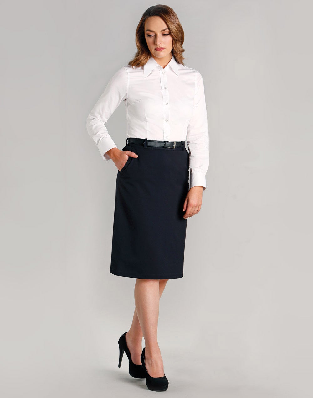 Women's Poly/Viscose Utility Lined Skirt