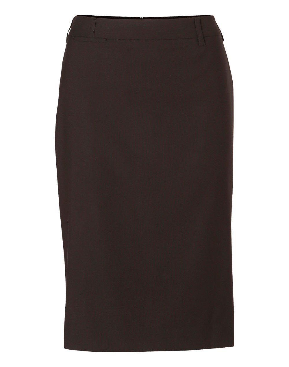 Stretch Mid Length Lined Pencil Skirt