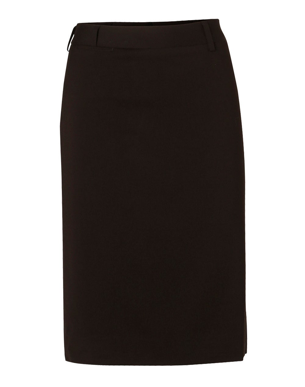 Stretch Mid Length Lined Pencil Skirt