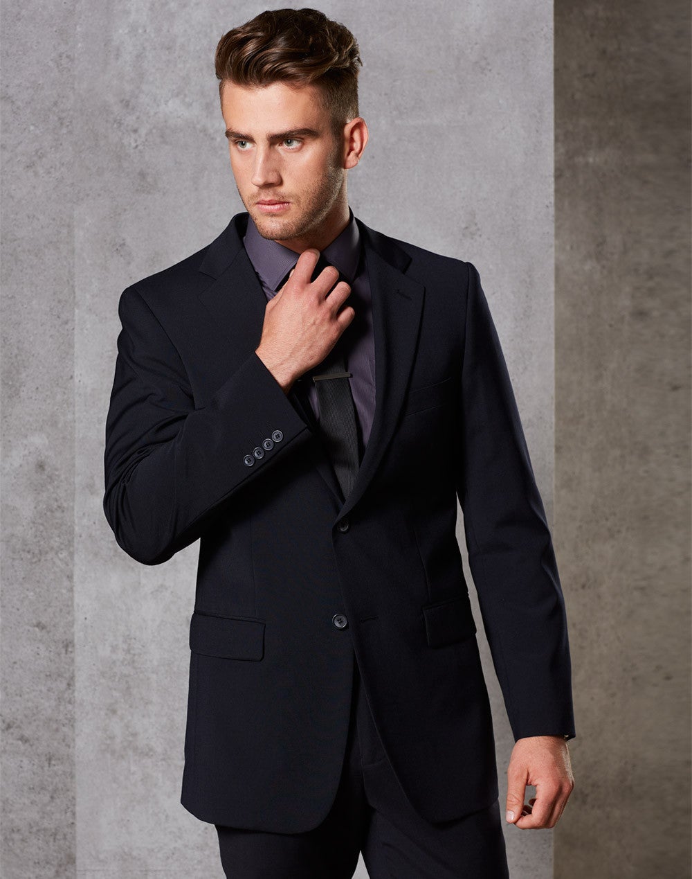 Men's Wool Blend Stretch Jacket