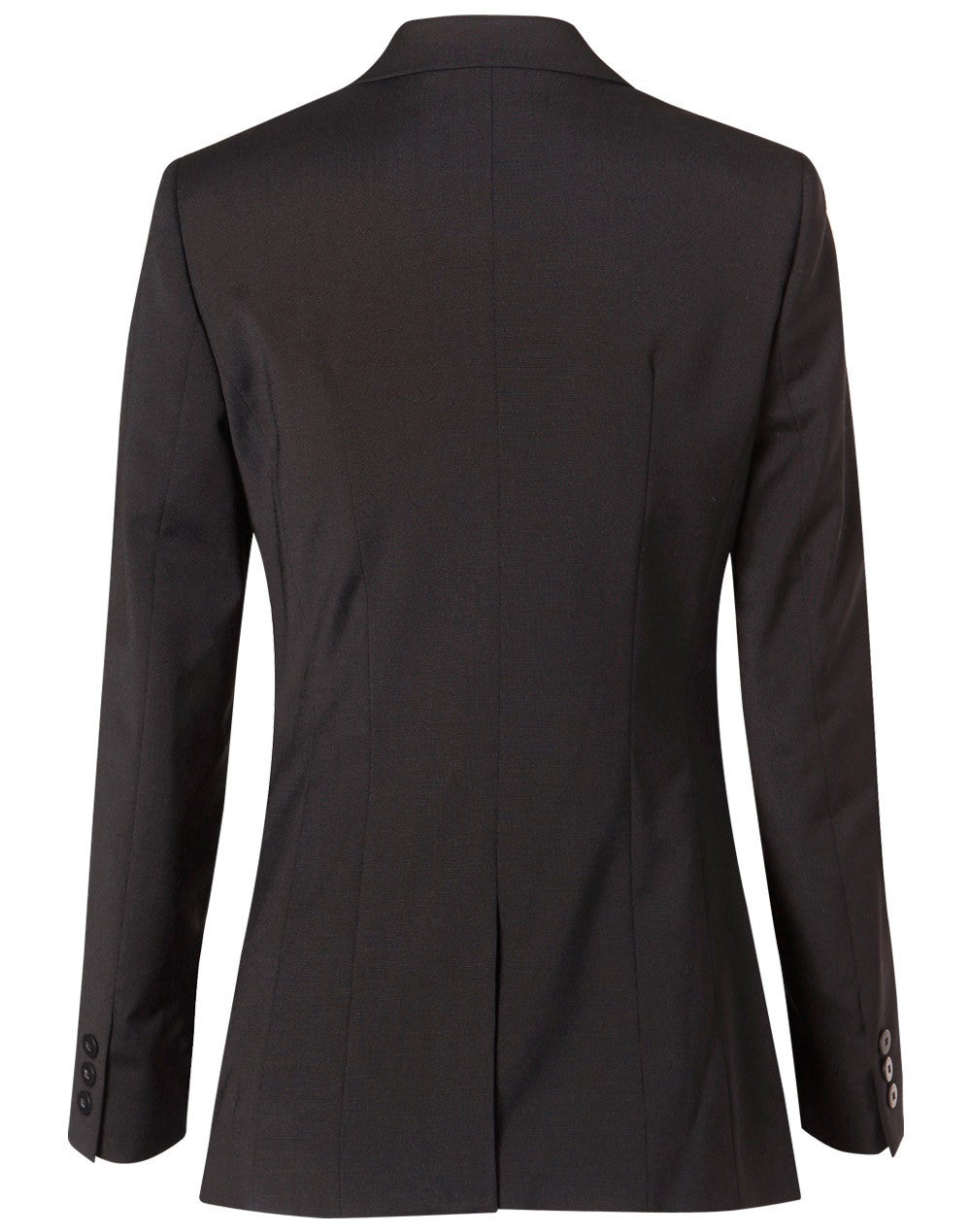 Wool Blend Stretch Mid Length Jacket