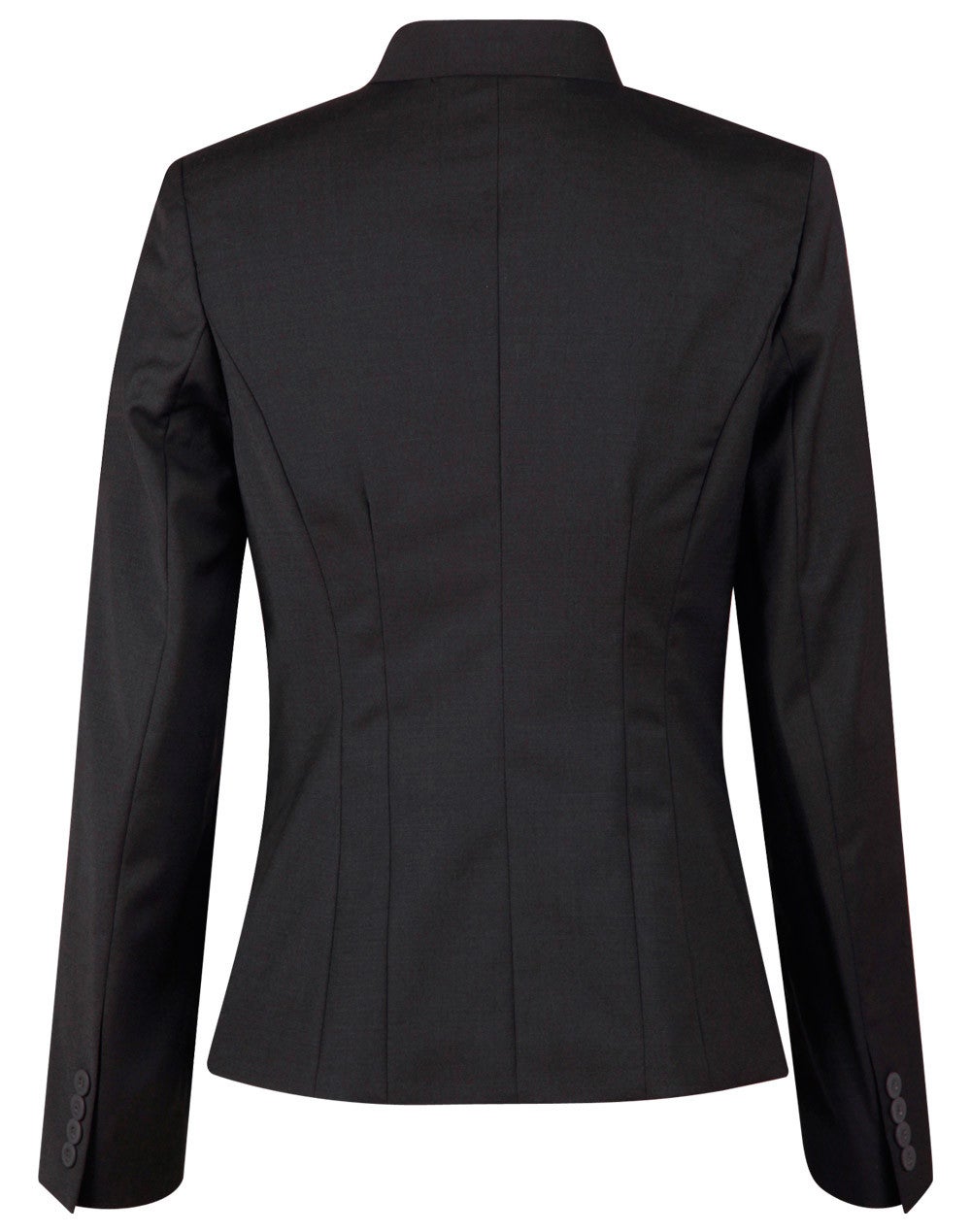 Wool Blend Stretch Reverse Lapel Jacket