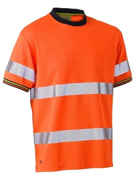 Taped Hi Vis Poly Mesh S/S T-Shirt