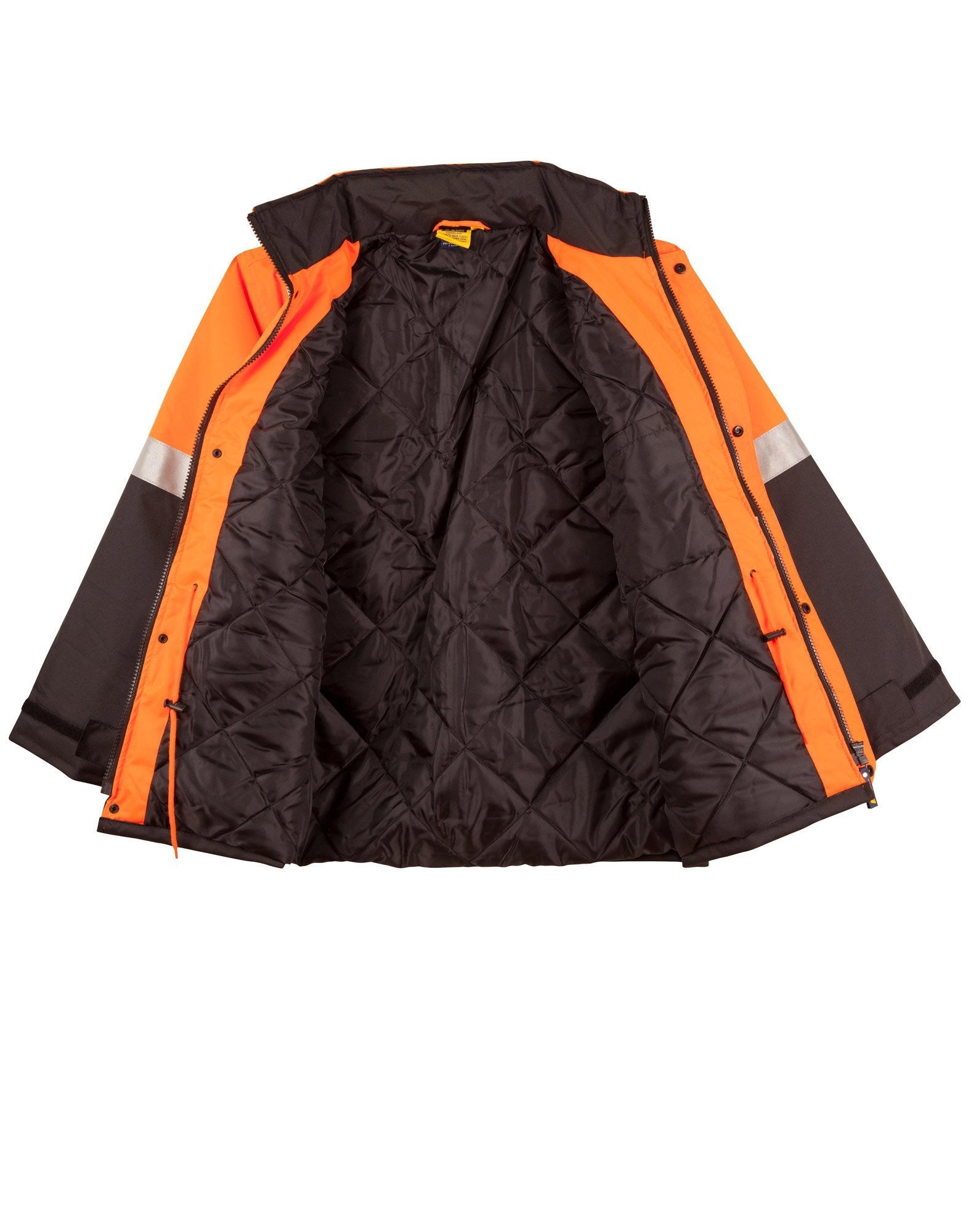 Hi Vis Rain Proof Jacket with Quilt Lining