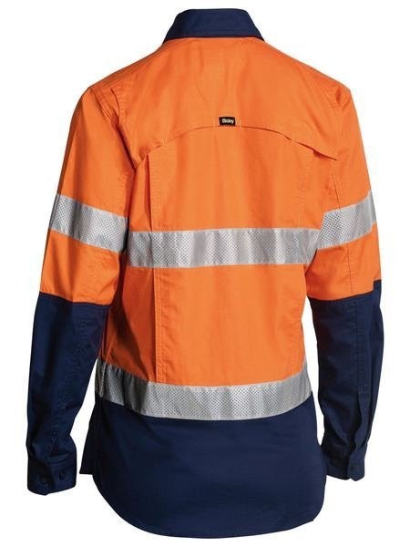 Womens Hi Vis 3M Taped Ripstop Shirt