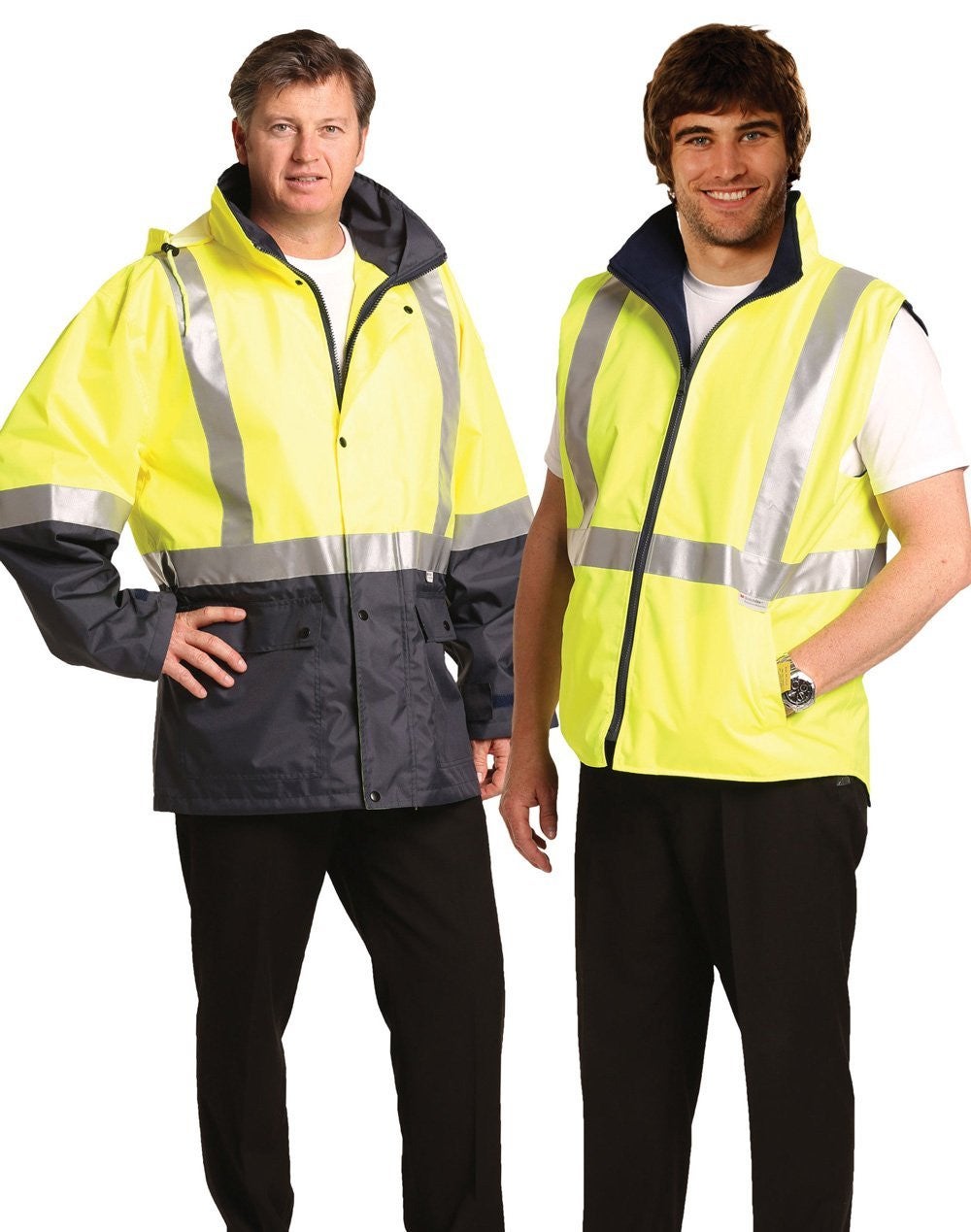 Hi-Vis 3in1 Jacket/Vest Combo