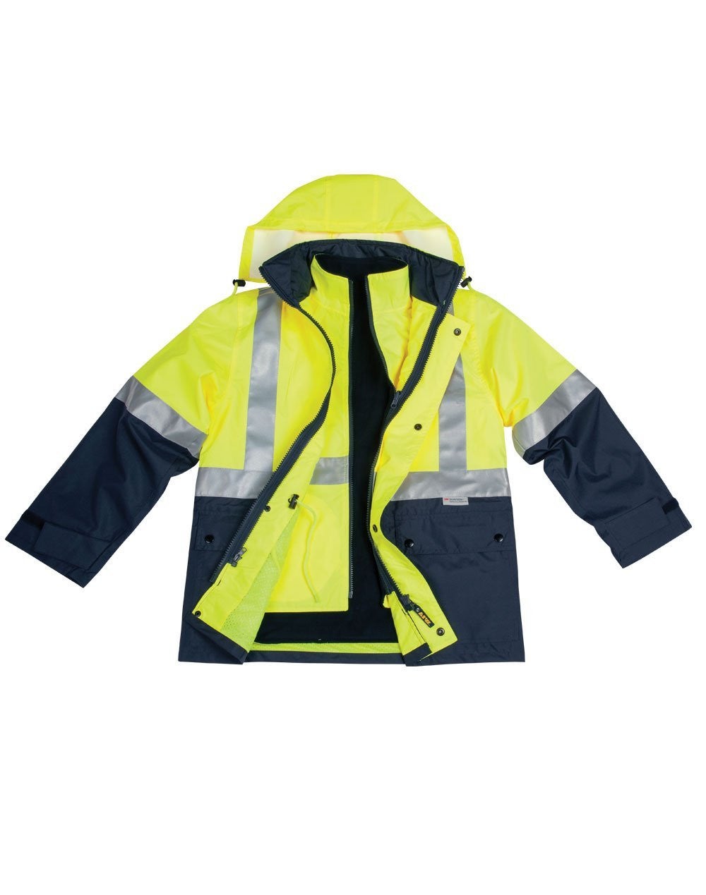 Hi-Vis 3in1 Jacket/Vest Combo