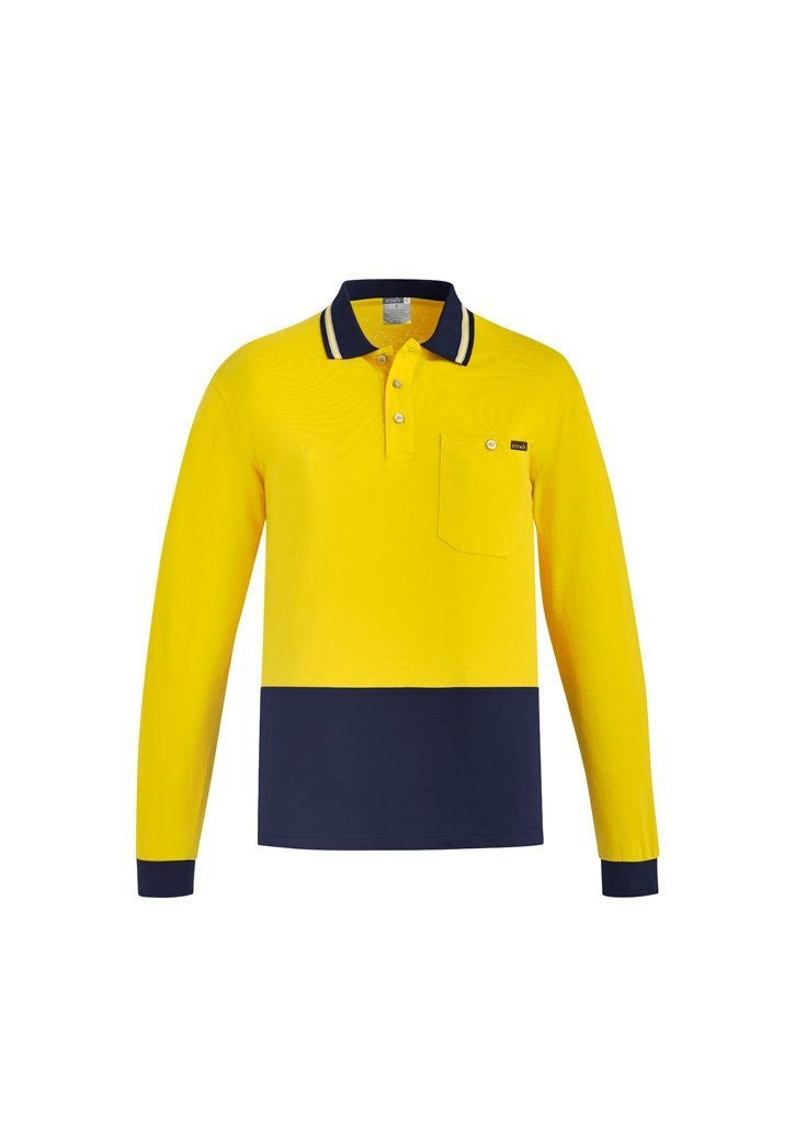 Men's L/S  Hi Vis Polo