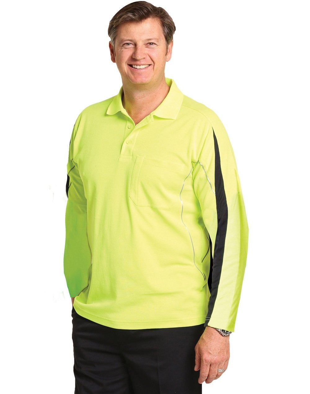 Legend L/S Hi Vis Polo