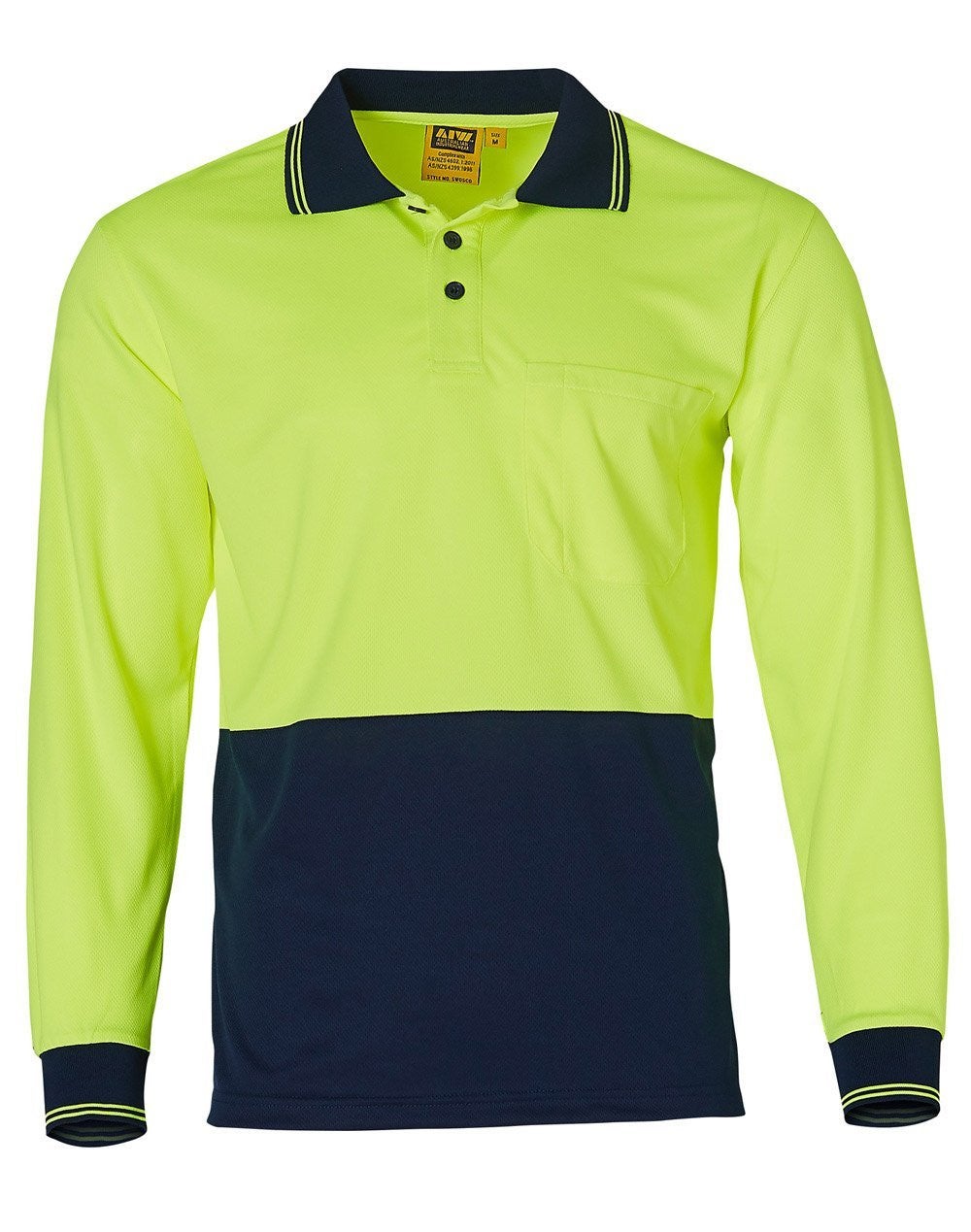 Hi Vis Cool Dry Micromesh L/S Polo