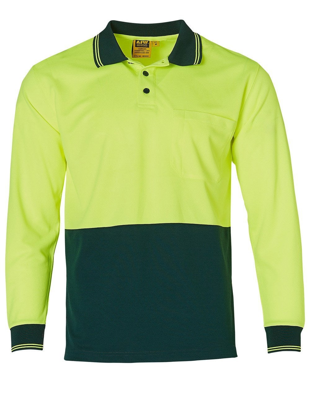 Hi Vis Cool Dry Micromesh L/S Polo