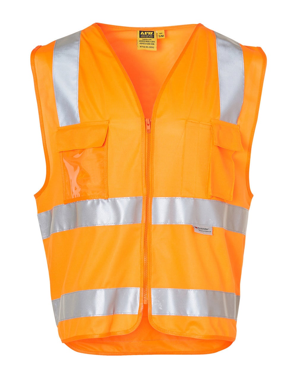 Hi-Vis SAFETY VEST with ID POCKET