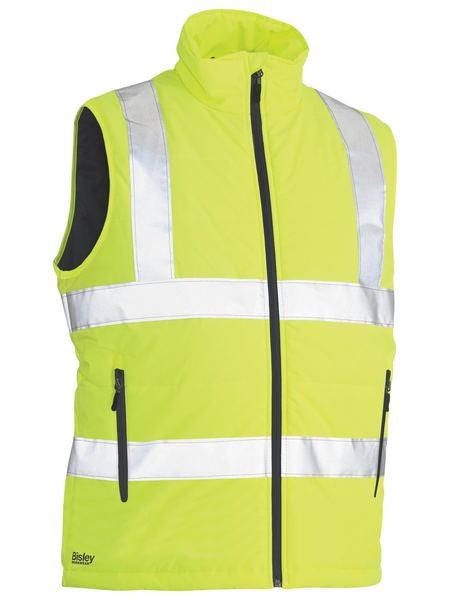 TAPED HI VIS PUFFER VEST