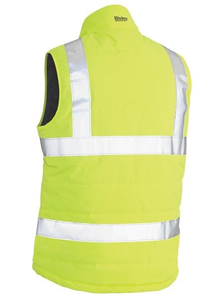 TAPED HI VIS PUFFER VEST