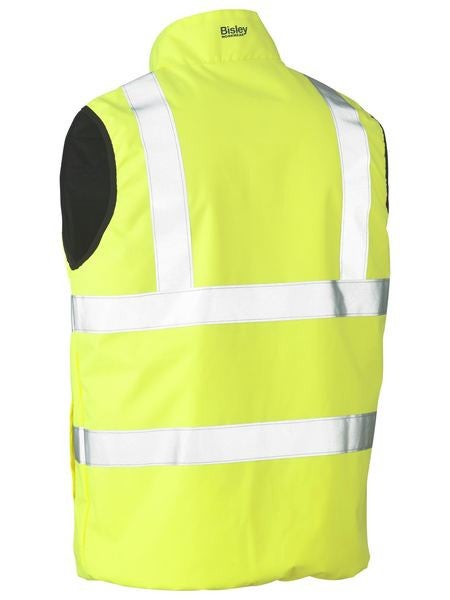 TAPED HI VIS REVERSIBLE PUFFER VEST