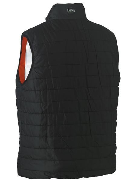 TAPED HI VIS REVERSIBLE PUFFER VEST