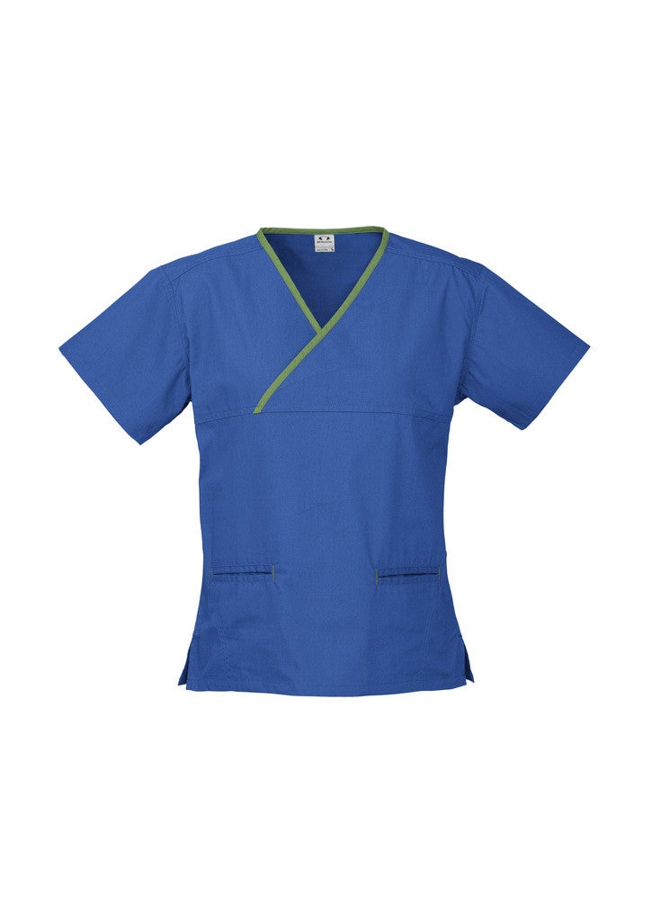 LADIES CROSSOVER SCRUBS TOP