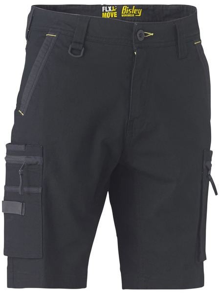 STRETCH UTILITY ZIP CARGO SHORT