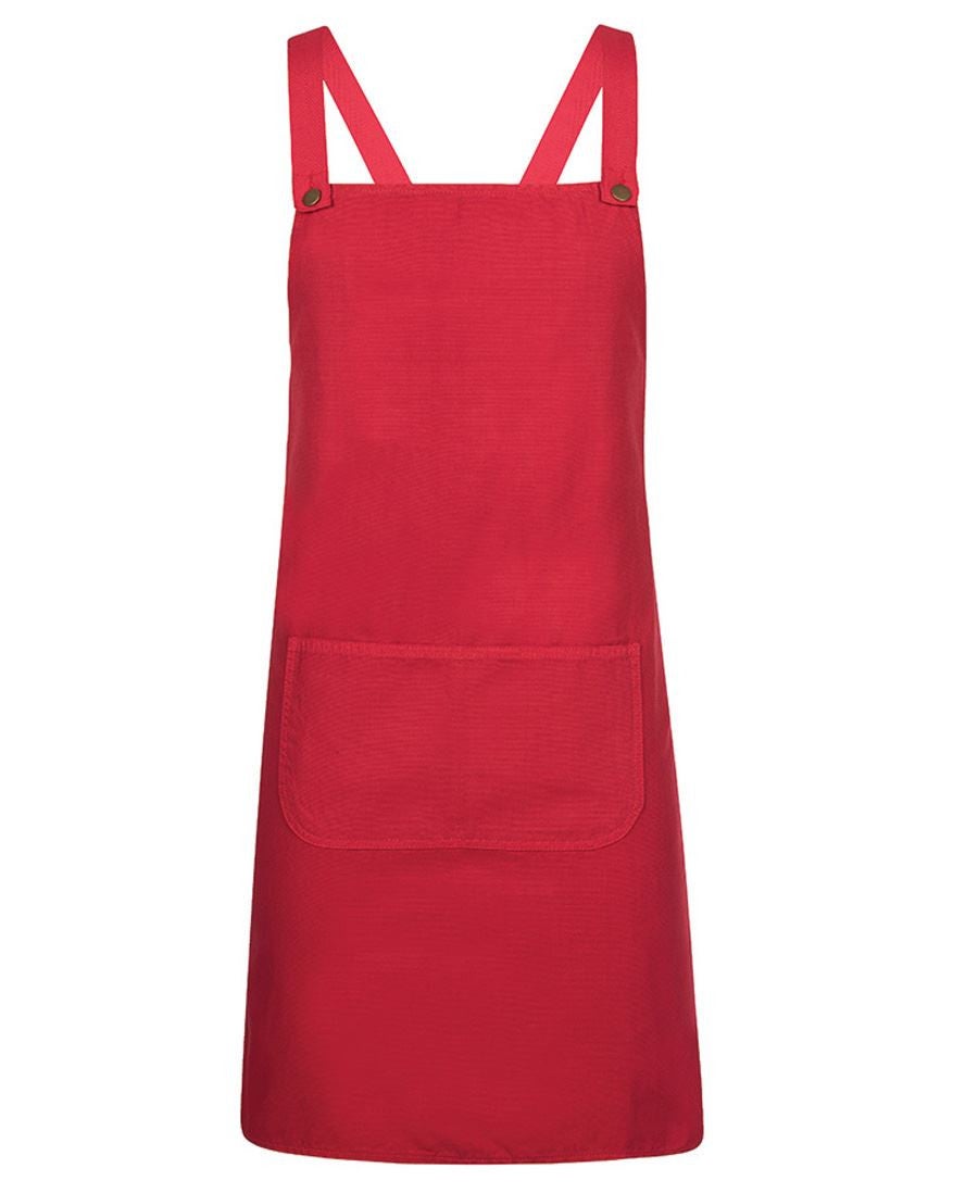 CROSS BACK CANVAS APRON (WITHOUT STRAPS)