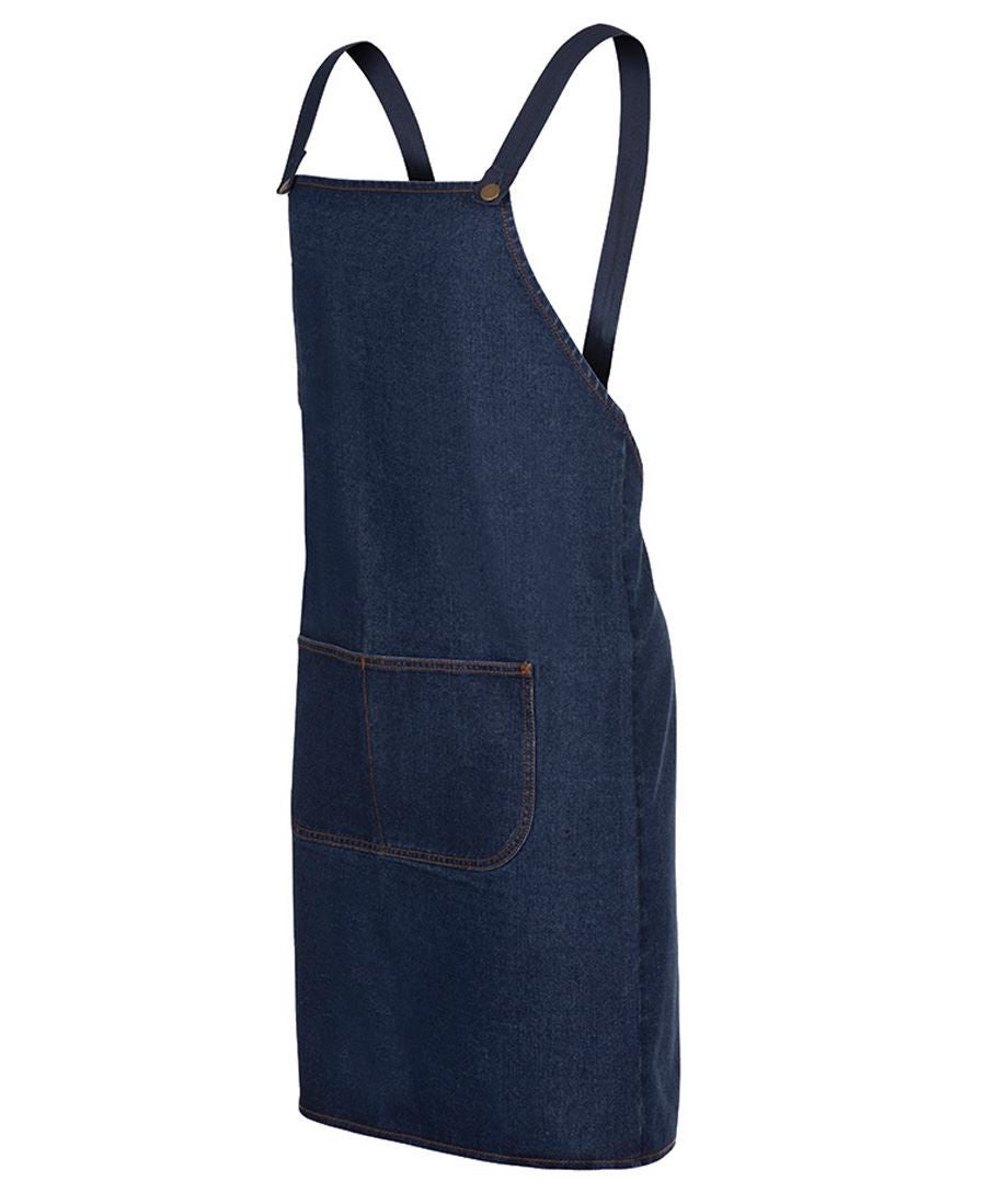 CROSS BACK DENIM APRON (WITHOUT STRAPS)