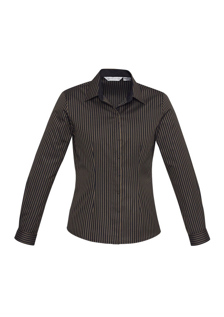 LADIES RENO STRIPE LONG SLEEVE SHIRT