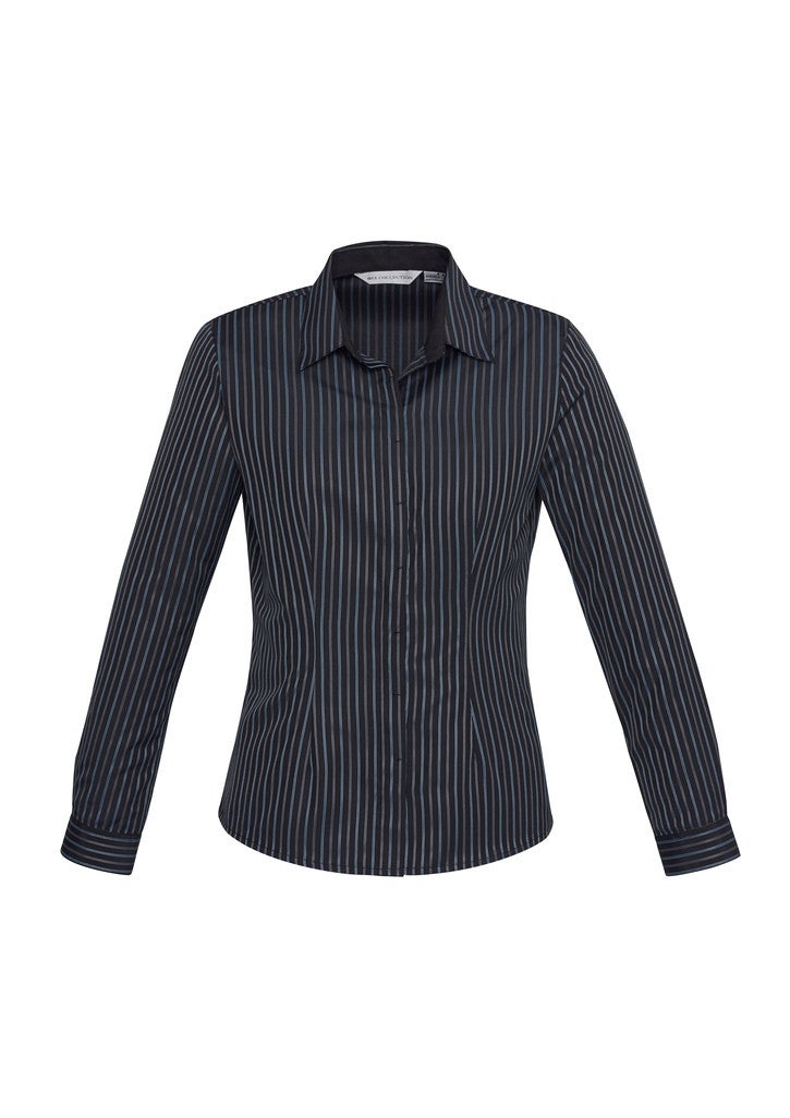 LADIES RENO STRIPE LONG SLEEVE SHIRT