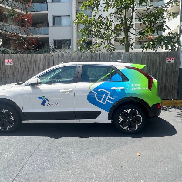 Ausgrid Car wrapping at Signarama Burwood
